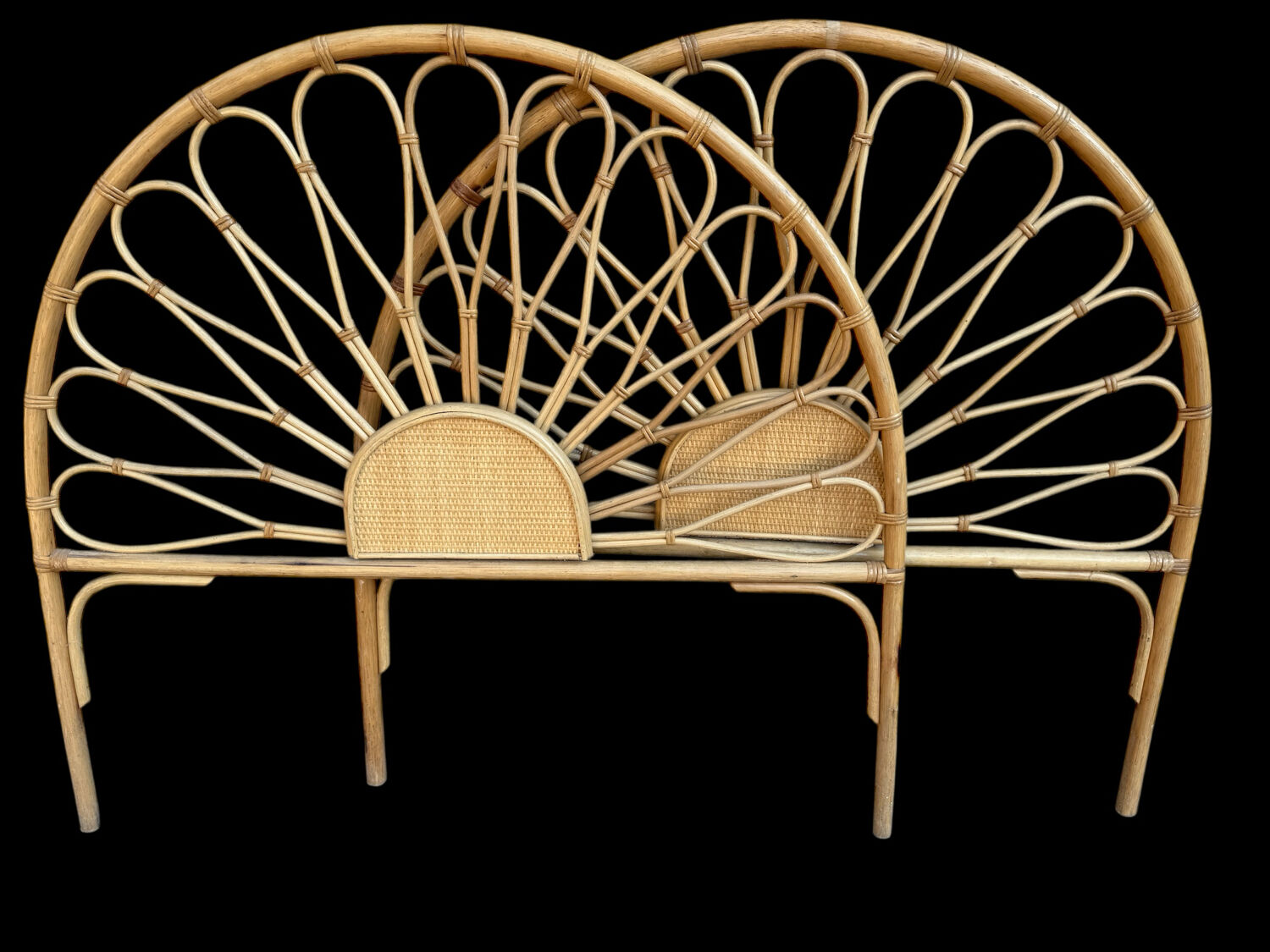 Rattan headboards from the 60s