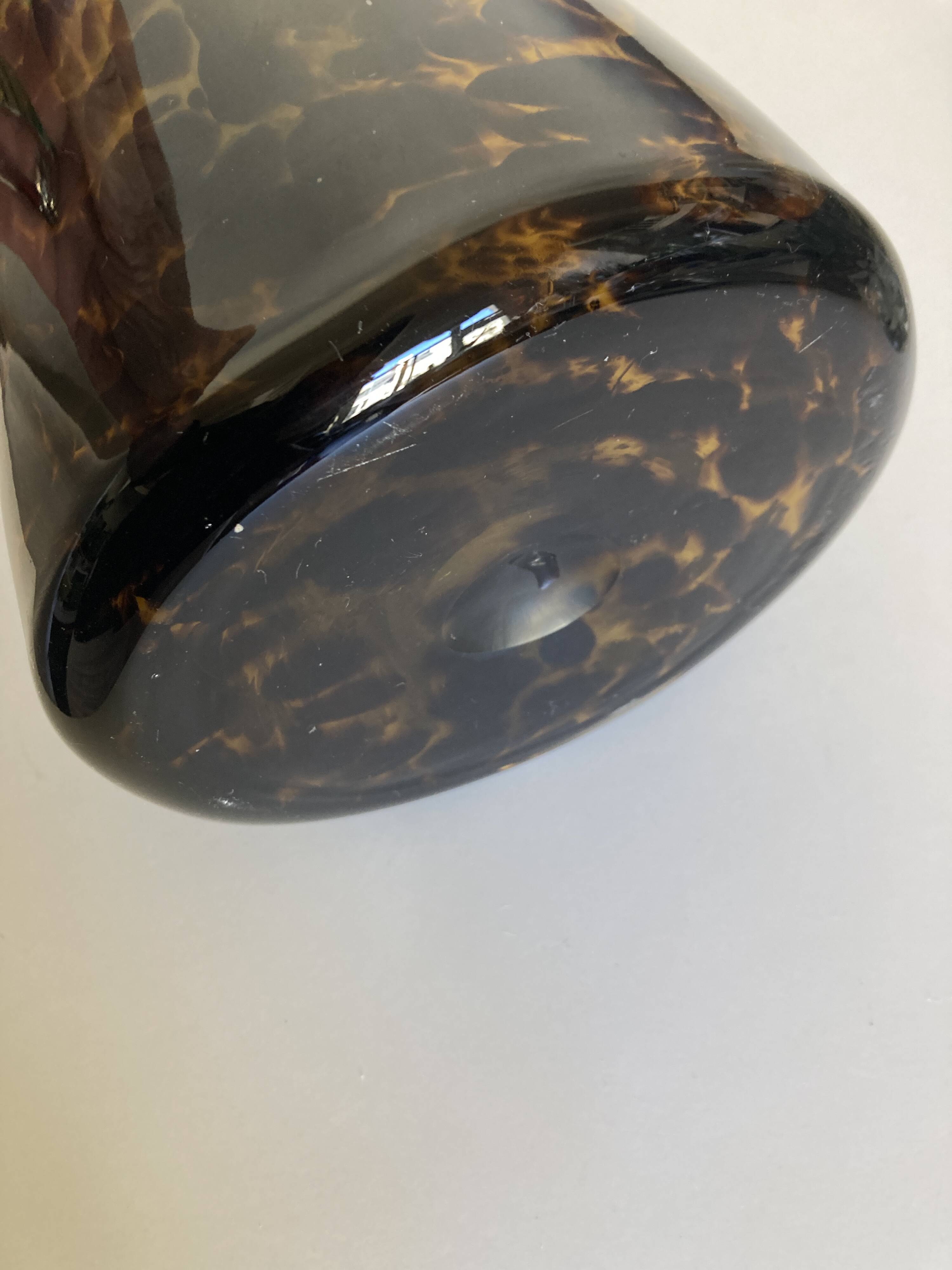 XXL vase Italian work, macchia pattern, 1970