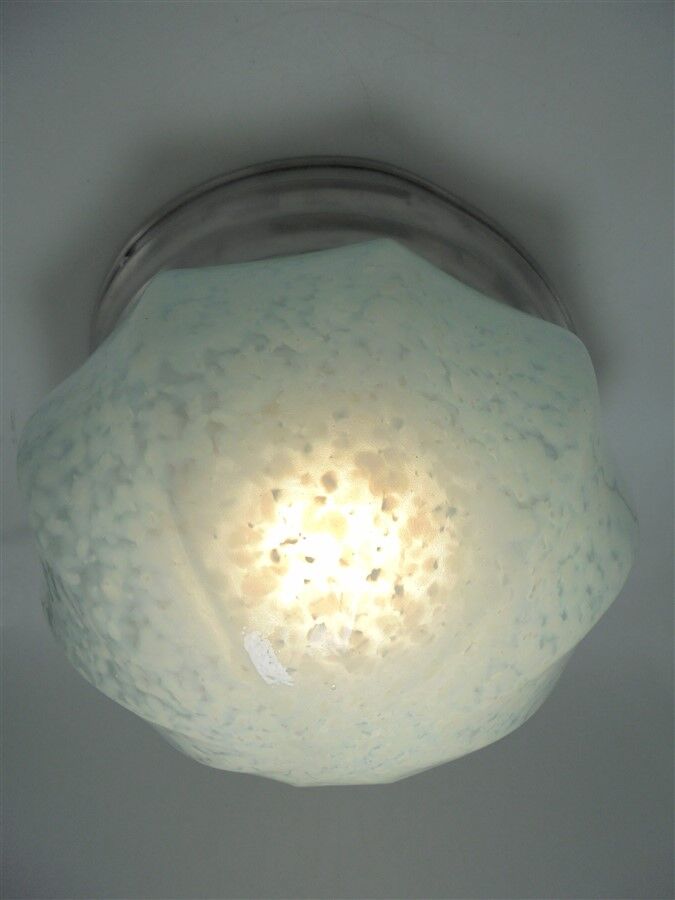 Speckled glass ceiling light