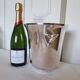 Elegant 1960s Art Deco silver-plated champagne bucket