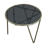 Tabouret porte-plante perforé