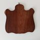 Small vintage free-form beveled mirror from the 60s