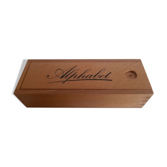Wooden alphabet