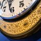 German clock "peter- uhren gmbh" in vintage ceramic