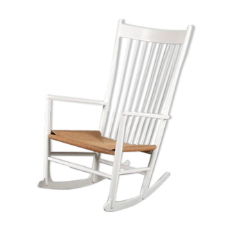 Danish rocking chair by Hans J. Wegner, manufactured by FDB Mobler in Denmark 1960