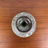 Vintage German brutalist studio mushroom vase by Gerhard Liebenthron, 1970s.