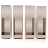 Smoked mirror pedestals 1970