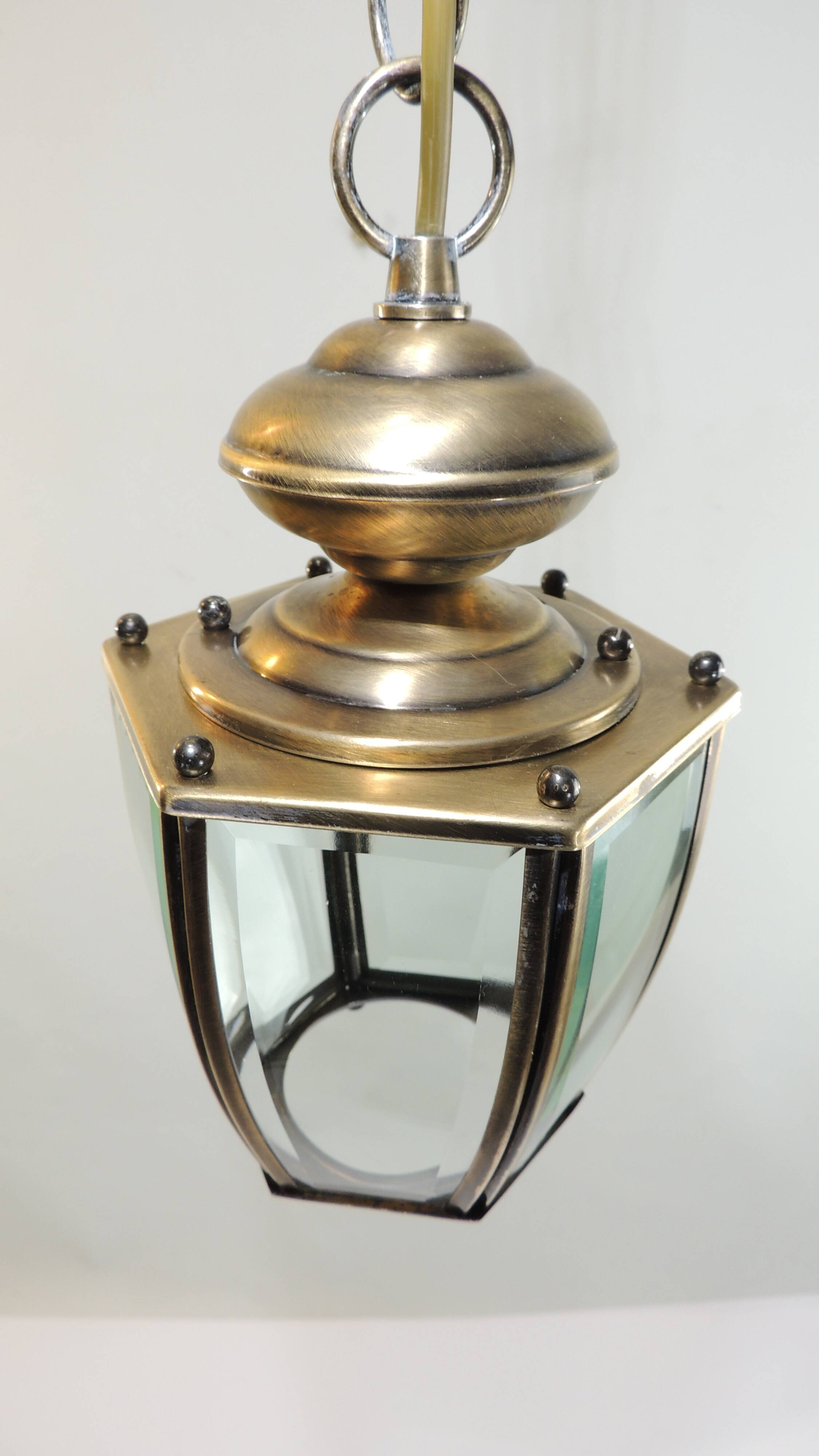 Old 6-sided brass/vintage lantern