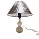 Art Deco alabaster bedside lamp, Belgium, 1950s