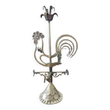 Max Le Verrier rooster candle holder