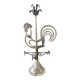 Max Le Verrier rooster candle holder