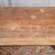 Table with a kneading trough in beech from the 19th century.