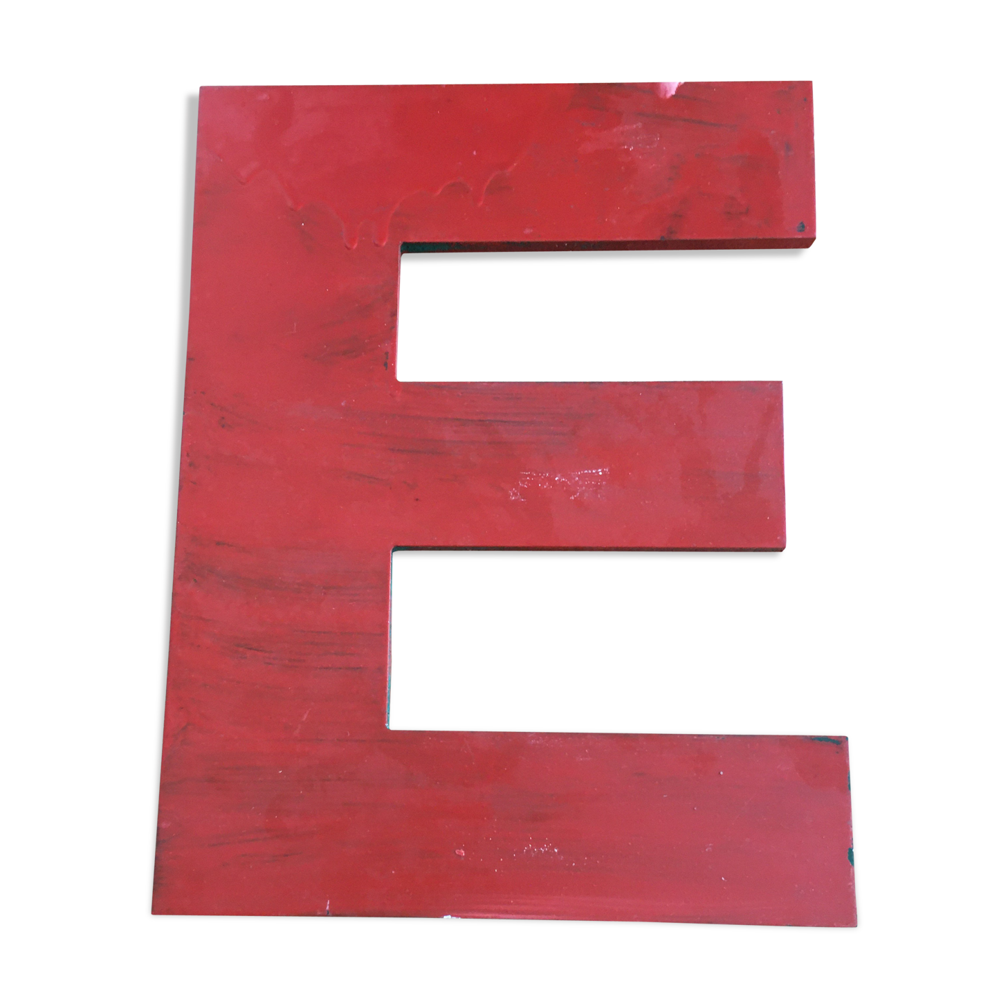 Letter teaches wood E