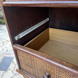 Rattan chest of drawers