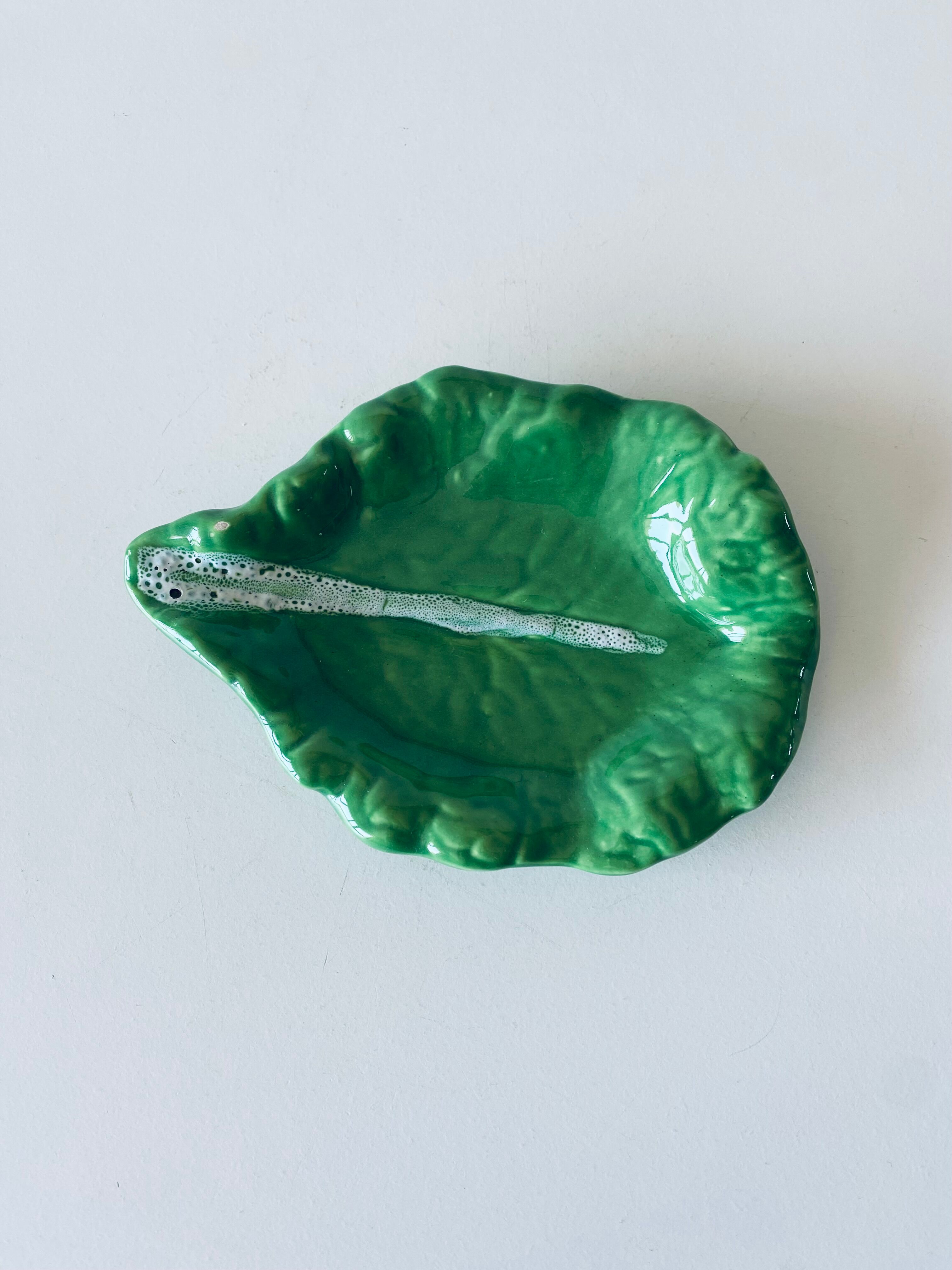 Plat ou vide poche feuille Vallauris