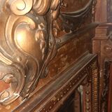 Old oak fireplace