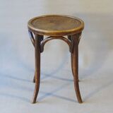 Baumann domestic stool No. 92 circa 1930, curved wood, bistro