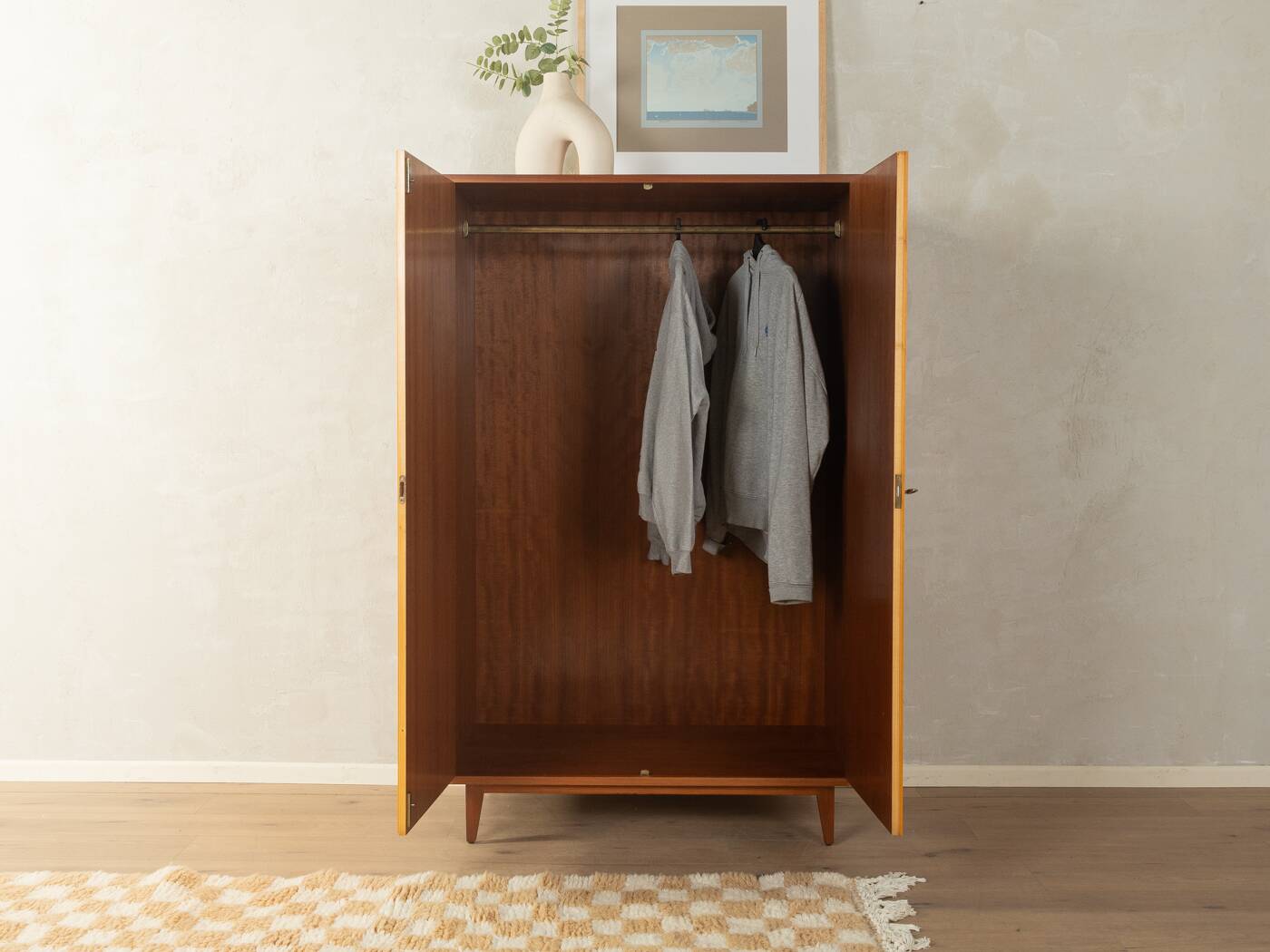 Classic wardrobe by Erich Stratmann for Oldenburger Möbelwerkstätten, 1950s