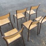 Lot de 6 chaises d’école