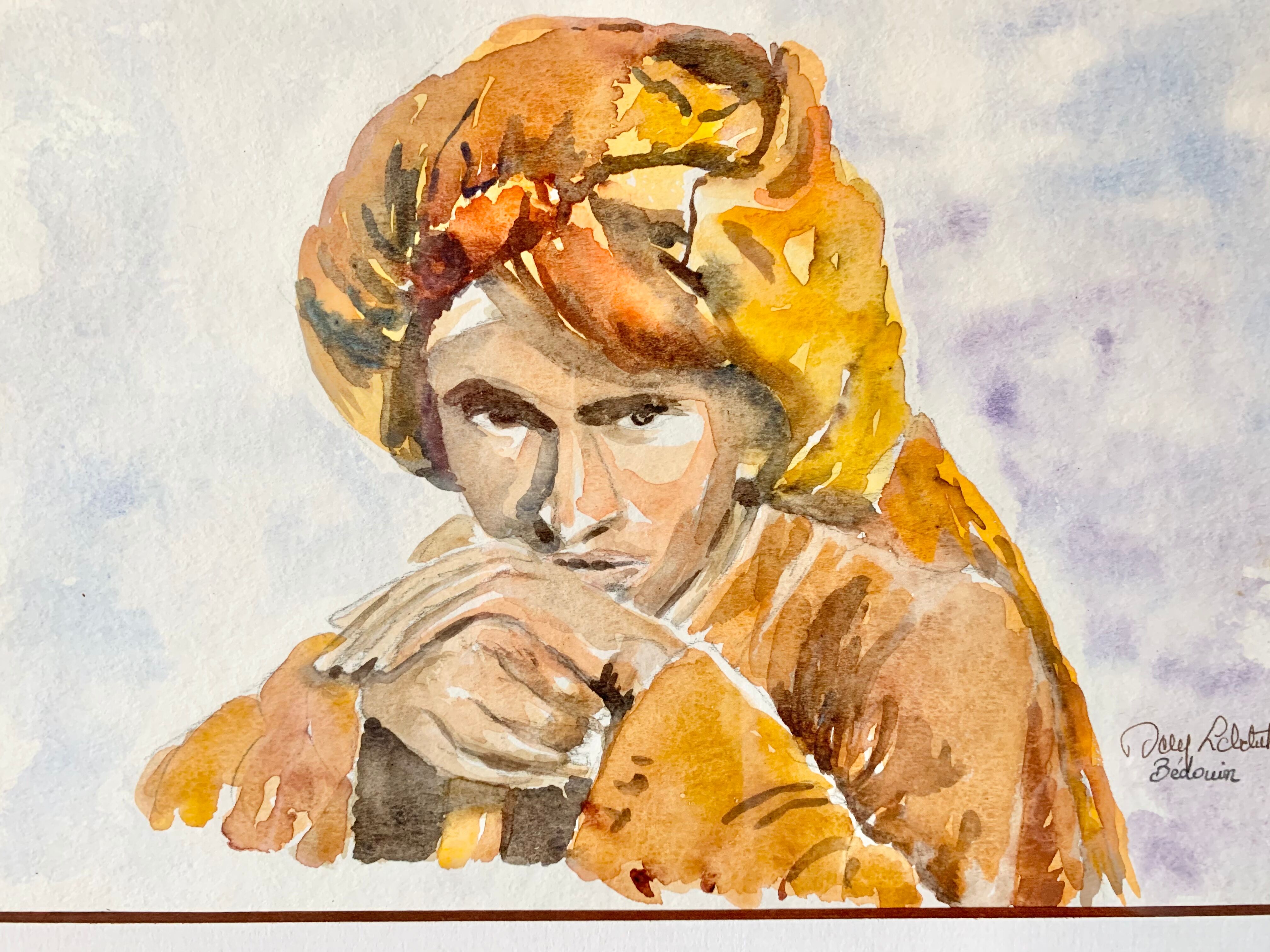 Bedouin watercolour painting