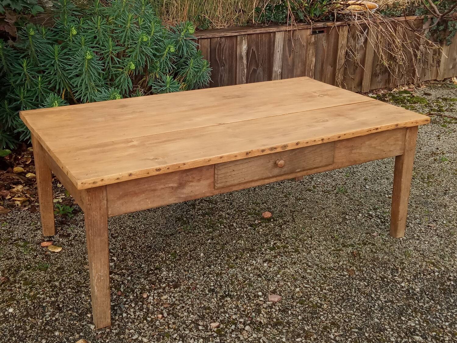Old farmhouse coffee table