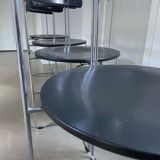 Set of 4 foldable chairs 'Soley', V. Hardarson for Kusch & Co, 80s