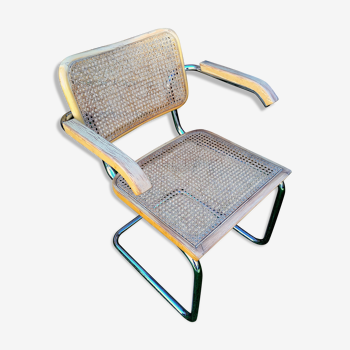 Fauteuil cesca b64 marcel breuer fabriqué en italie