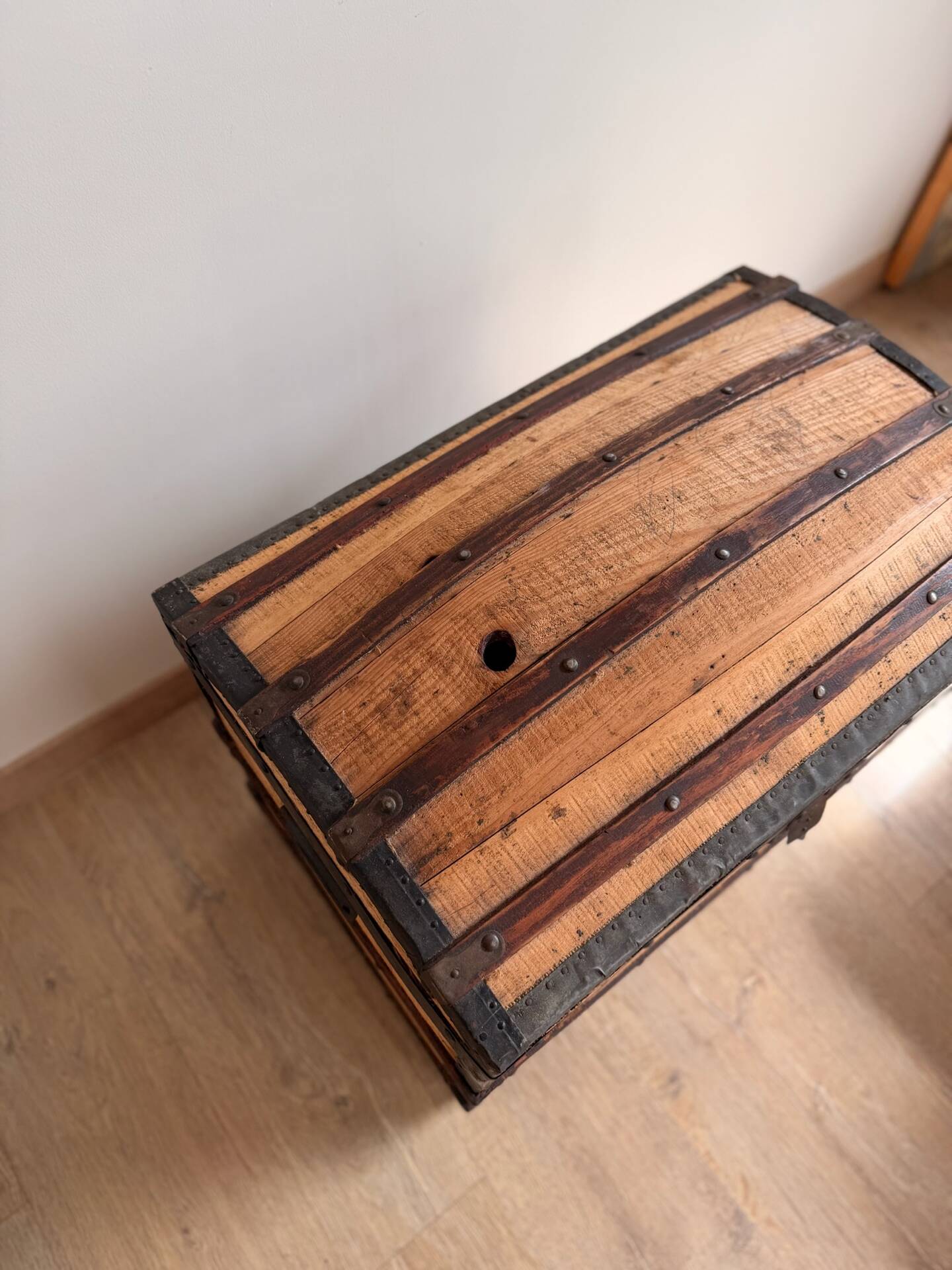 Malle vintage en bois