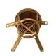 Rattan coffee table, bamboo