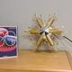 Ceiling lamp, wall lamp, chandelier sun, star, Italy vintage 1960