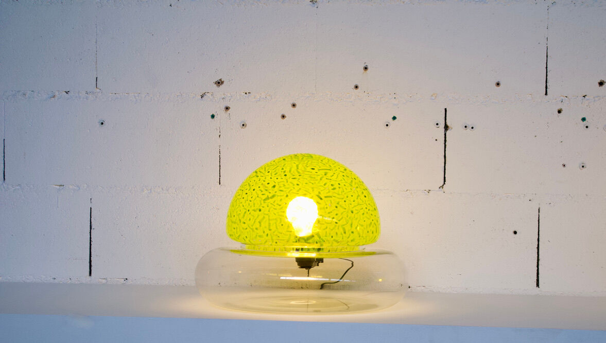 Poveglia lamp 1969 Gae Aulenti vistosi murano editor