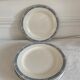 Lot de 6 assiettes plates en terre de fer