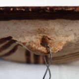 Old traditional pottery dish from the Rif, Morocco