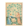 Lithographie vintage la cueillette des fruits