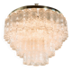 Lustre Venini attribué à Toni Zuccheri, Italie, années 1970.