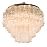 Venini extra large chandelier attr. to Toni Zuccheri, Italy, 1970s