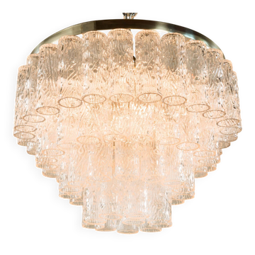 Venini extra large chandelier attr. to Toni Zuccheri, Italy, 1970s