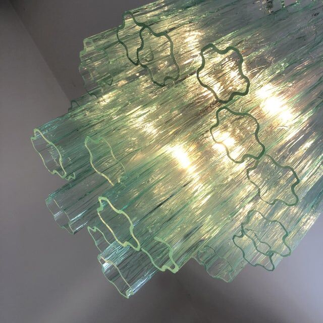 Pair of murano glass chandeliers