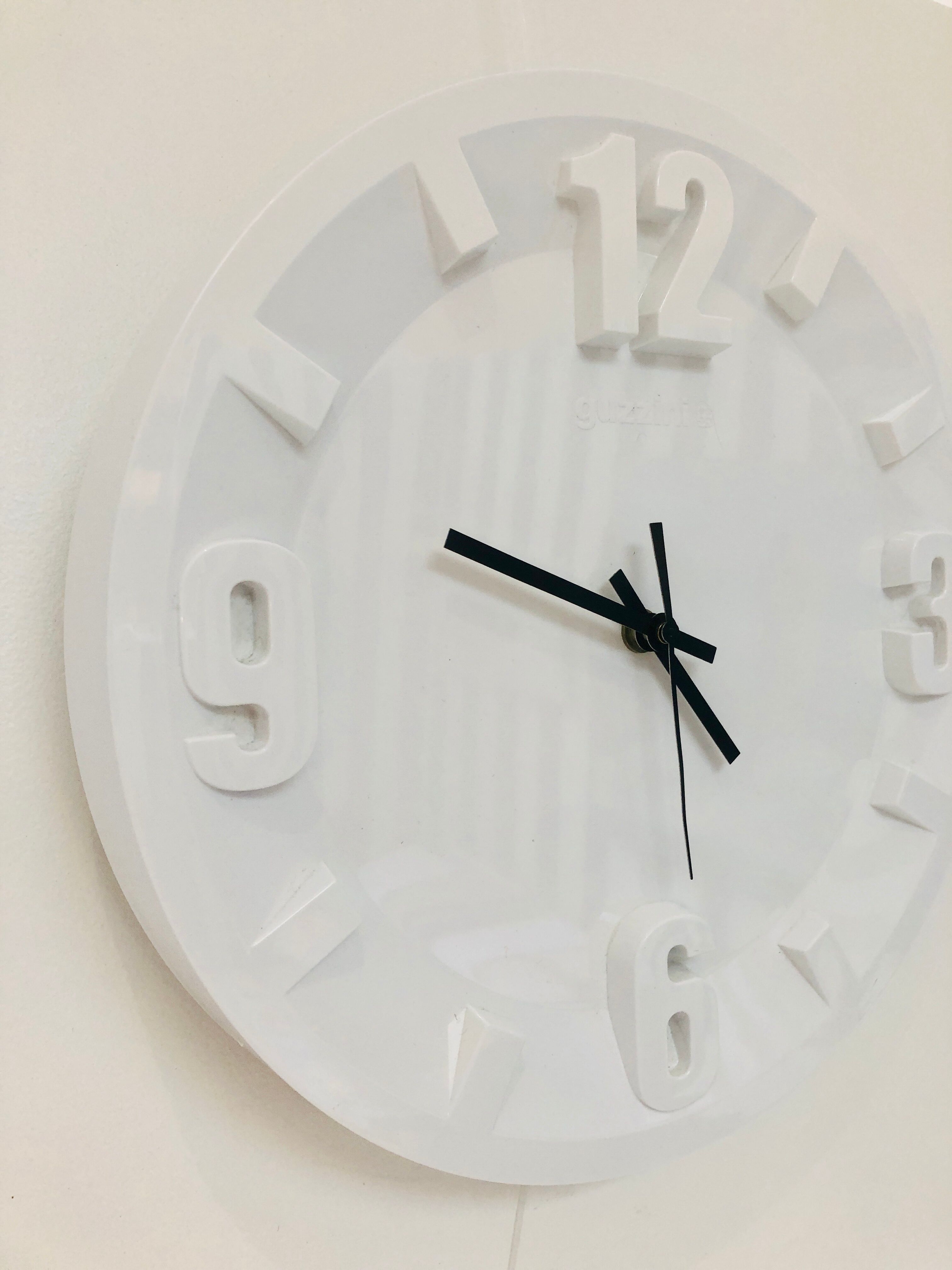 Clock 3-6-9-12 by Guzzini