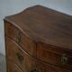 18ème siècle, commode danoise baroque serpentine antique en noyer
