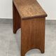 Lace bench in natural wood folk art, quite high