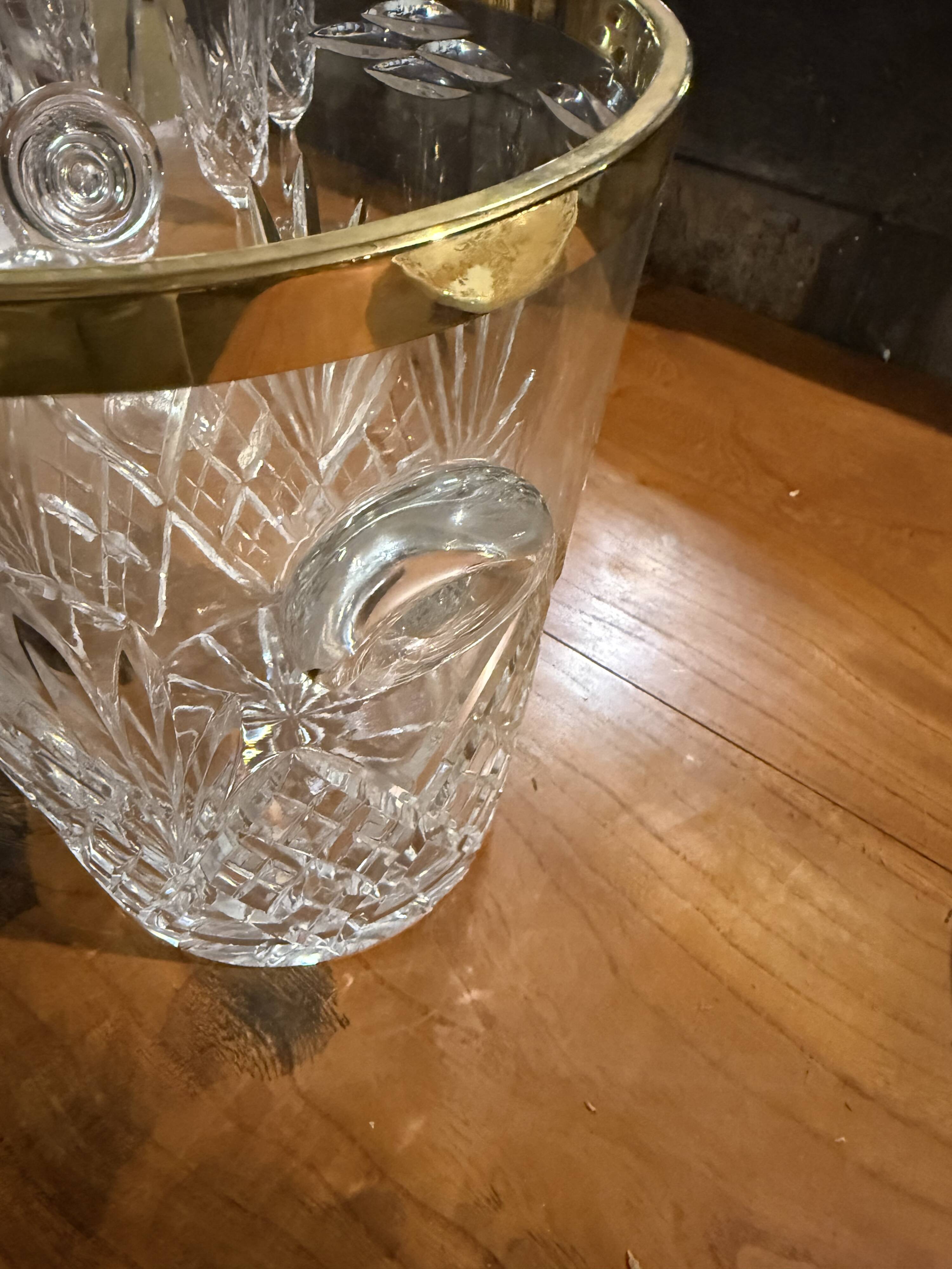 Etzel Crystal Ice Bucket