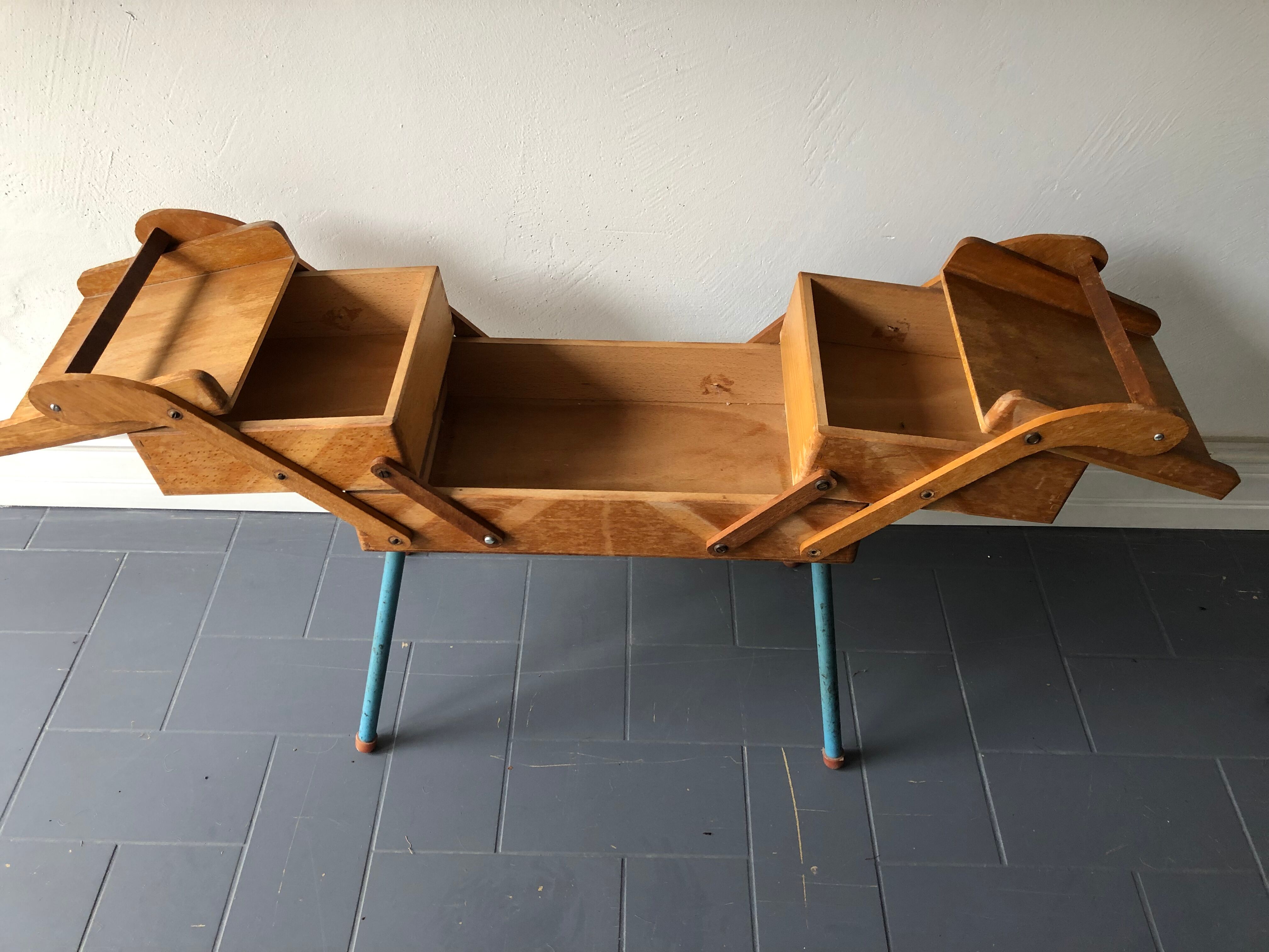 Vintage sewing basket