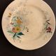 12 old polychrome flat plates Jules Vieillard Bordeaux, 19th century