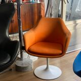 Armchair Eero Saarinen swivel edition Knoll vinage circa 1970