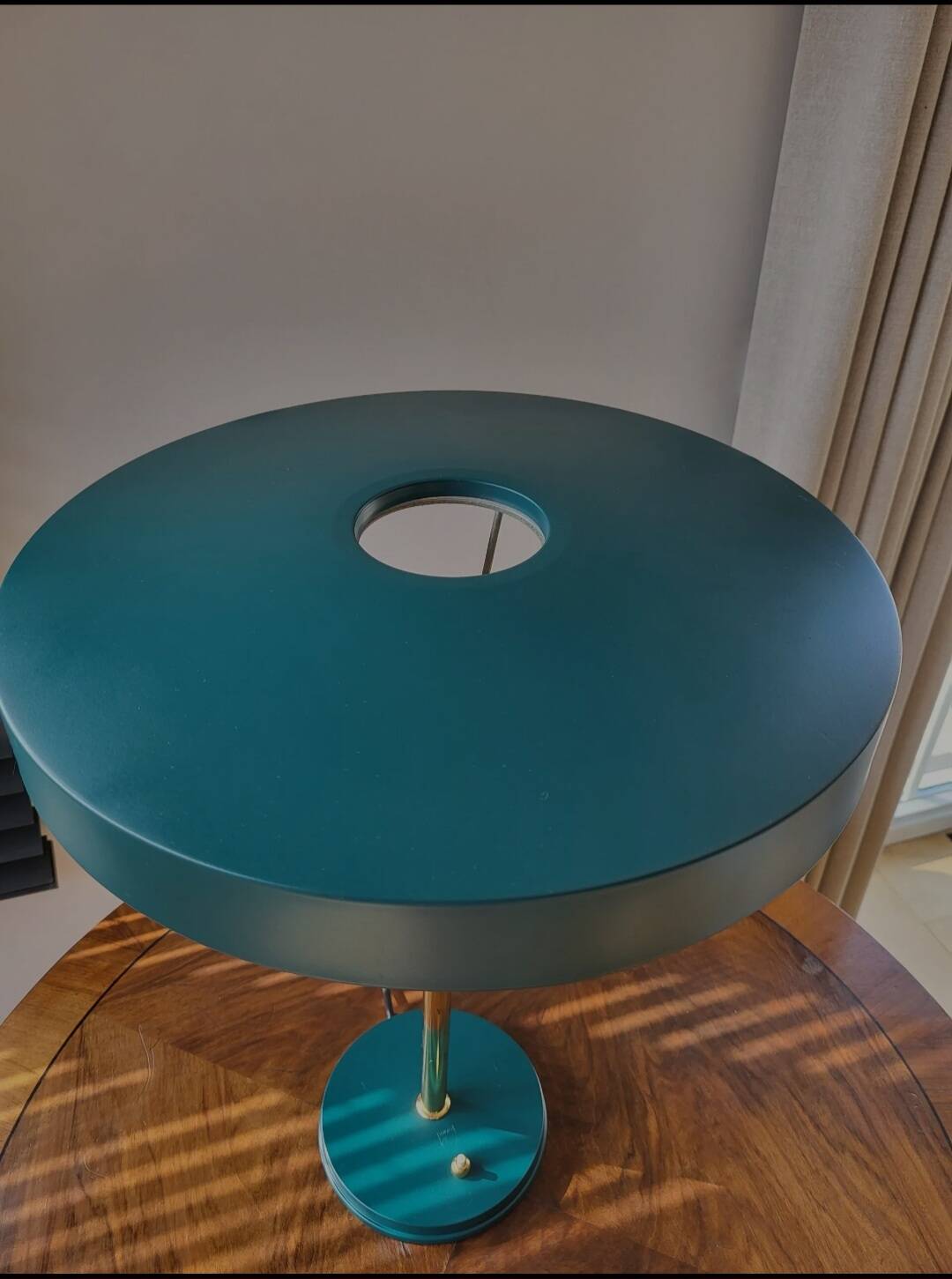 Vintage Philips Timor desk lamp, 1960s, green model.