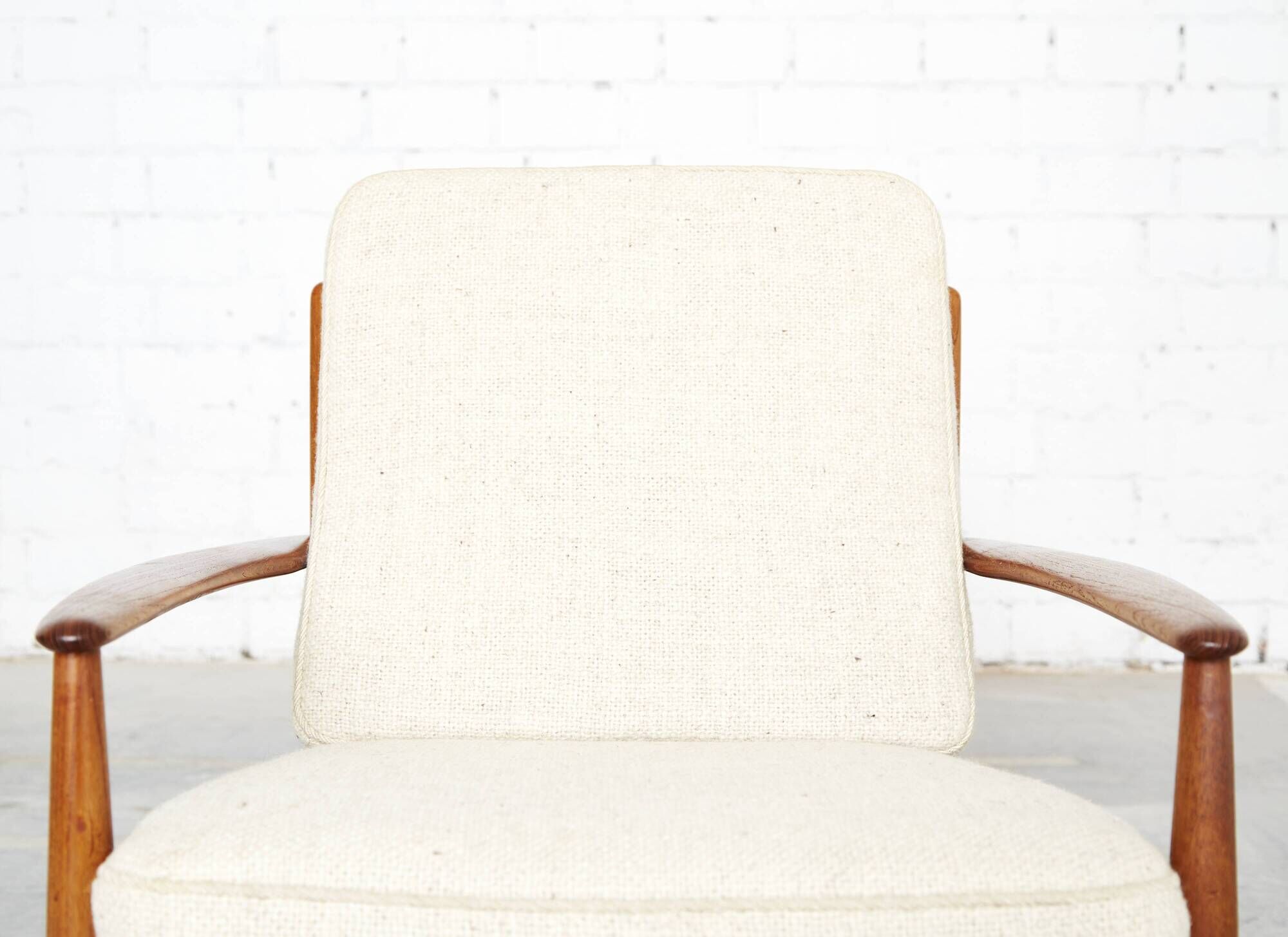 Mid-Century FD118 Teak Easy Chair by Grete Jalk for France &  Søn