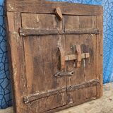 Old wooden tribal window