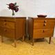Pair of teak bedside tables by Stag, 1960-1970