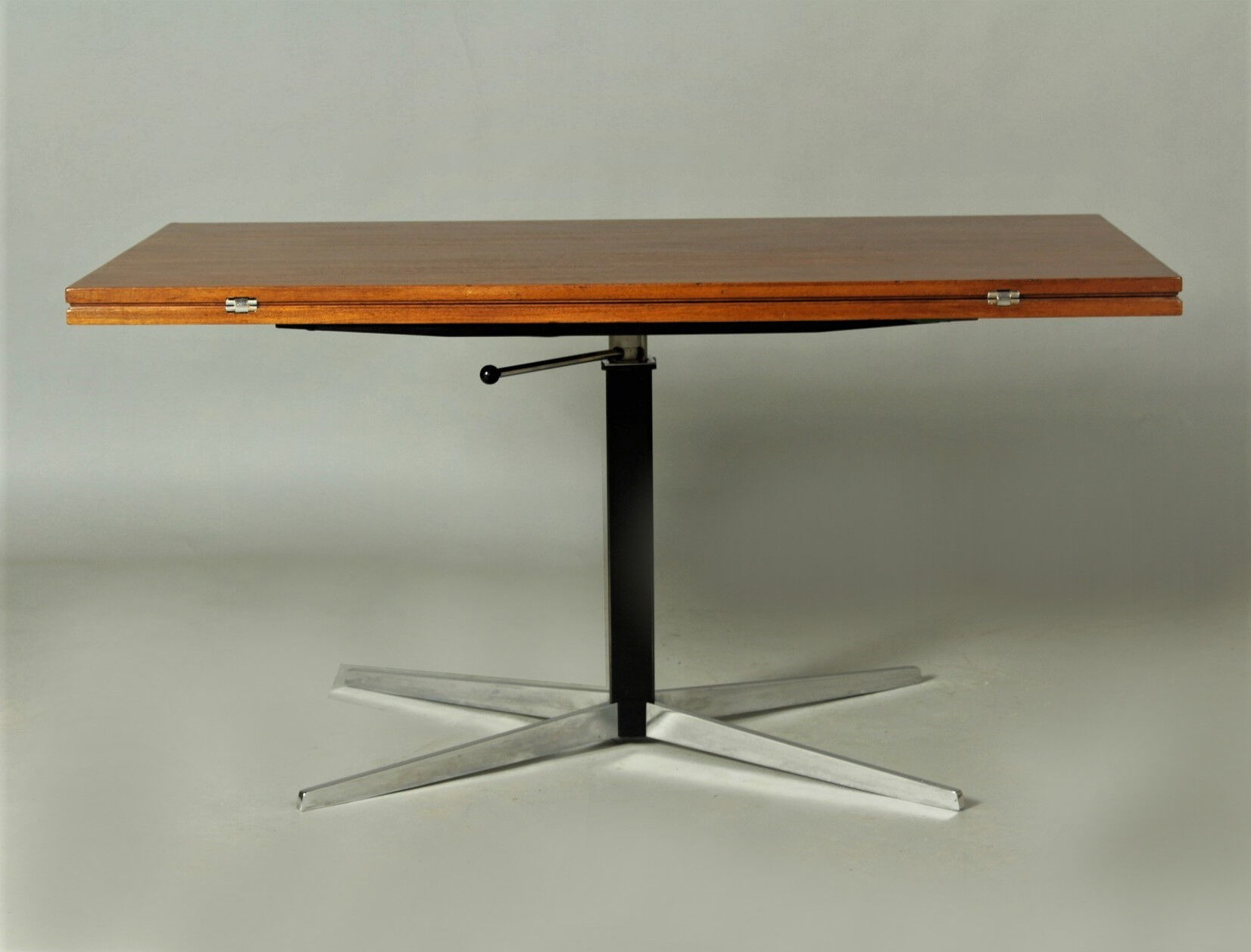 Adjustable Teak Table by J.M. Thomas for Wilhelm Renz, 1960s